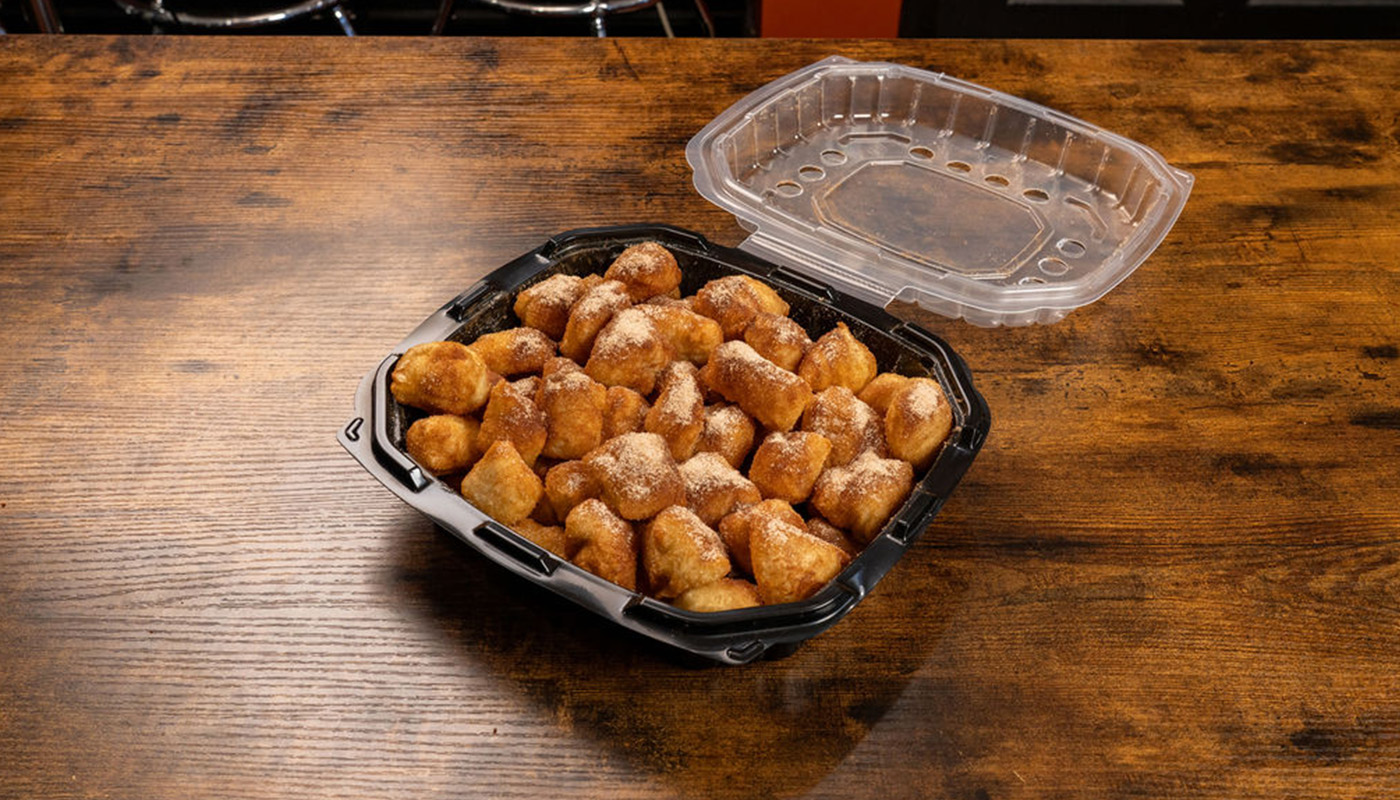 FRIED DOUGH WITH POWDERED SUGAR image